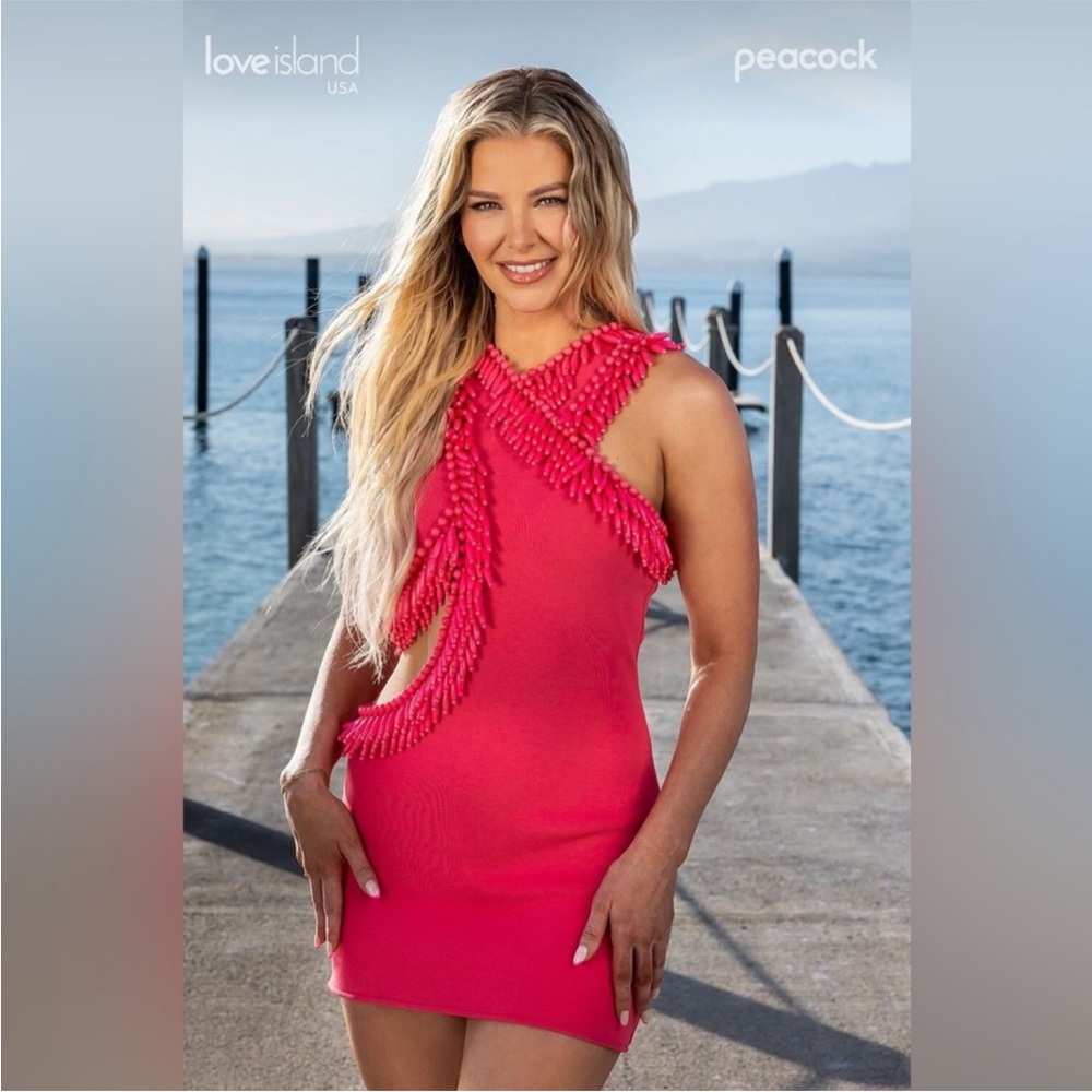 Cult Gaia Pink Ervin Dress